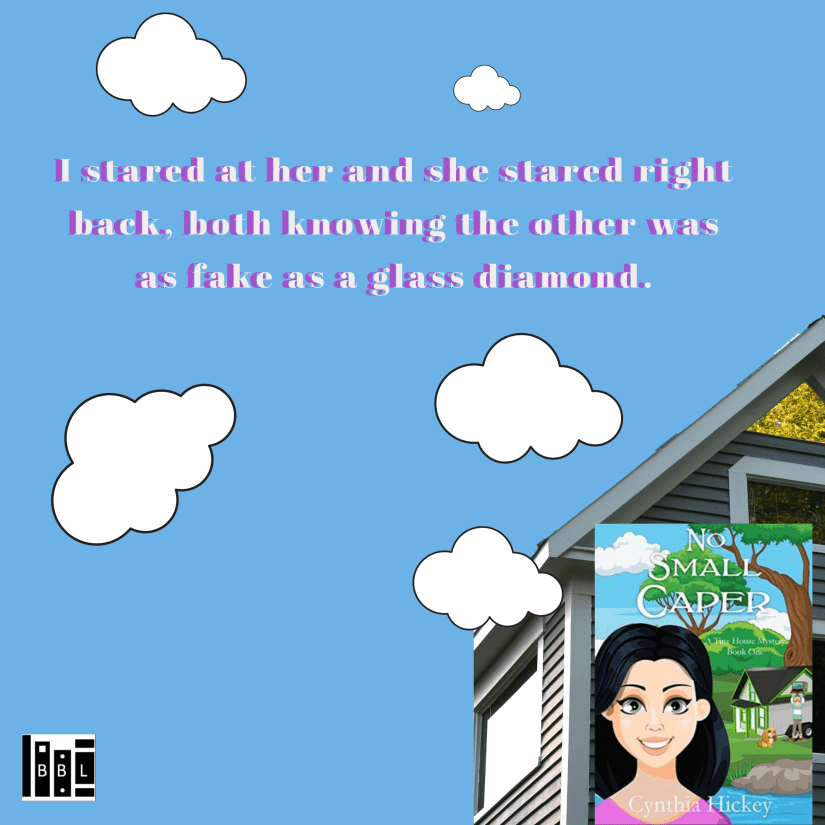 i stared at her and she stared right back both knowing the other was as fake as a glass diamond.